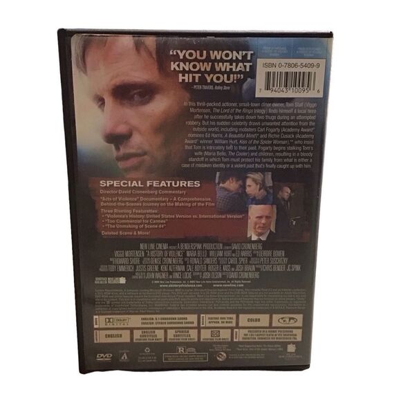 A History of Violence DVD Thriller - 5/$20 - Picture 2 of 3